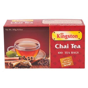 12 Pack x Kingston Tea Chai 100 Bags
